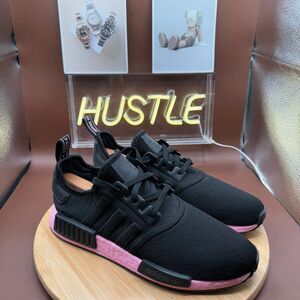 Adidas NMD_R1 Core Black True Pink Women's Sz 11